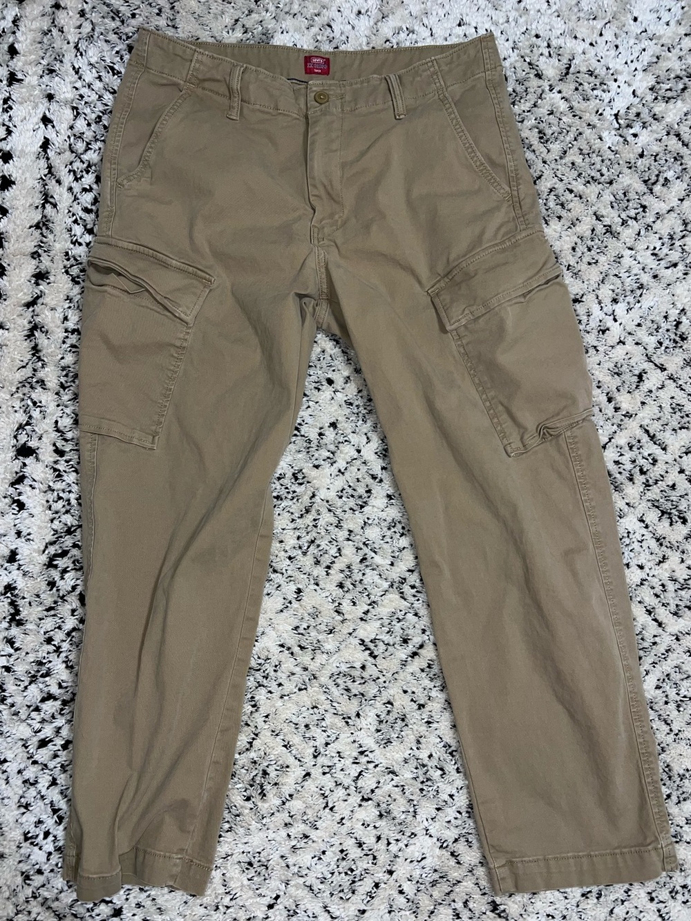 Levi's Men's Cargo Pants in Tan Utility Style 34x30
